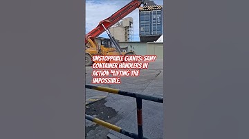 Unstoppable Giants: SANY Container Handlers in Action “Lifting the Impossible.