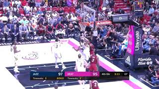 Dwyane Wade DIVES into the crowd and then gets a STANDING OVATION!