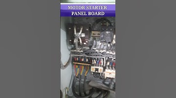 What inside motor starter panel board? #shorts #youtubeshorts #ytshorts #electronics #viralvideo