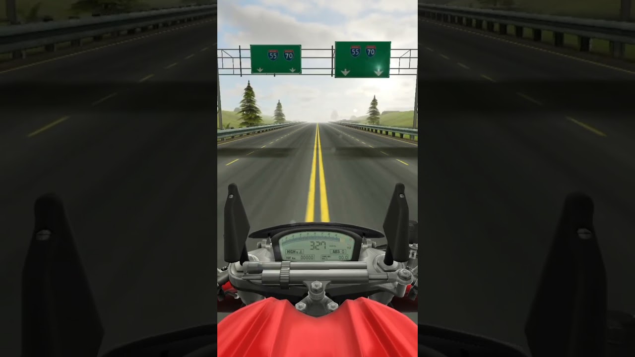 Speed test of LAZ 400 in traffic rider game 