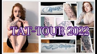 My Bookish Tattoos and More! | Tattoo Tour 2022 |