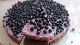 No-Bake Blueberry cheesecake