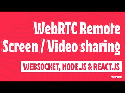WebRTC Remote Screen / Camera / Video share using node.js websocket signaling server.