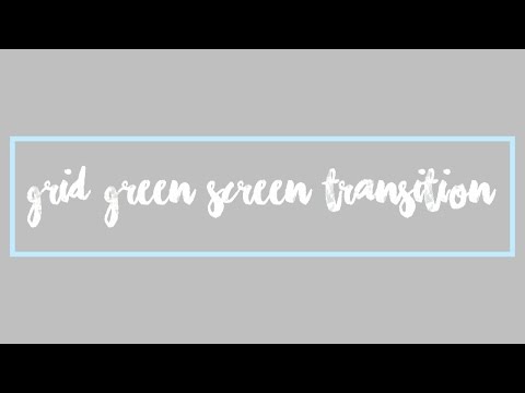 GRID TRANSITION GREEN SCREEN