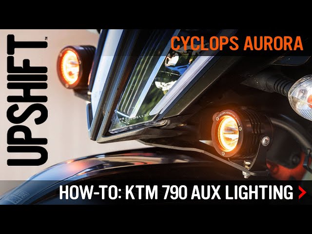 HOW TO: KTM 790/890 Adventure Aux Light Install w/ Cyclops Aurora Light Kit  