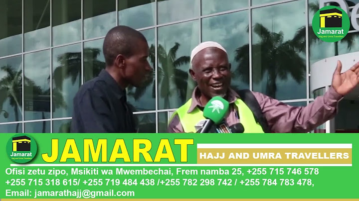 @MAHUJAJI WA JAMARATI KWAKWELI WANAATHIRIKA SANA NA HIJA WAKIRUDI WAMEBADILIKA KABISA