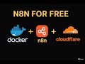 FREE n8n Self-Hosting: Unlimited Workflows &amp; Internet Access with Docker &amp; Cloudflare Tunnels