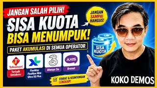 The Secret to Saving Your Data! Data Rollover Plans for Telkomsel, XL, Indosat, Tri & Axis #inter...