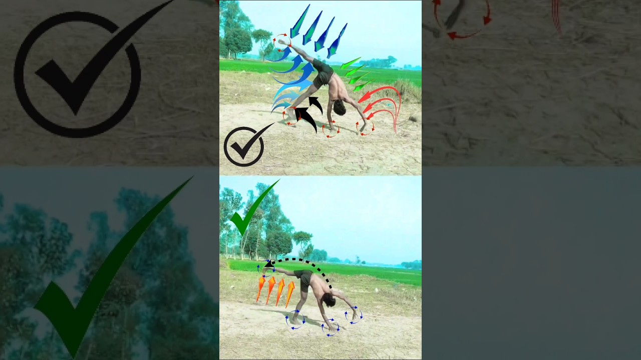 YouTube new video🥺 round back hand Avoid This Simple🥺 Backhandspring Error