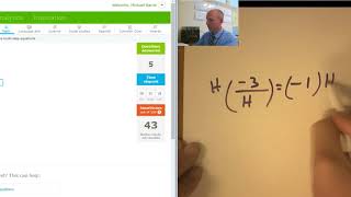 ixl 8th W.9 Solve multi step equations (v18.9a)