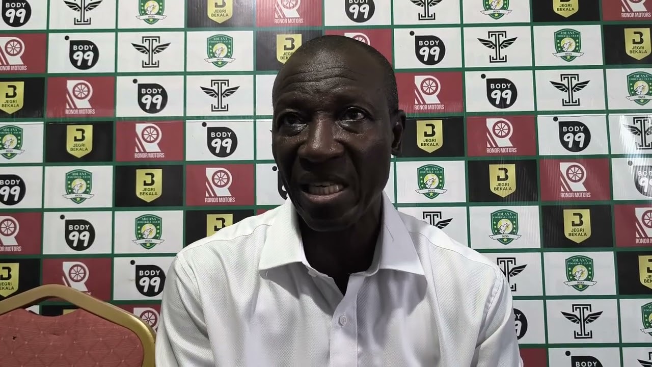 Матч «Адуана» против «АХОСК»: послематчевое интервью с тренером Диди Драмани.