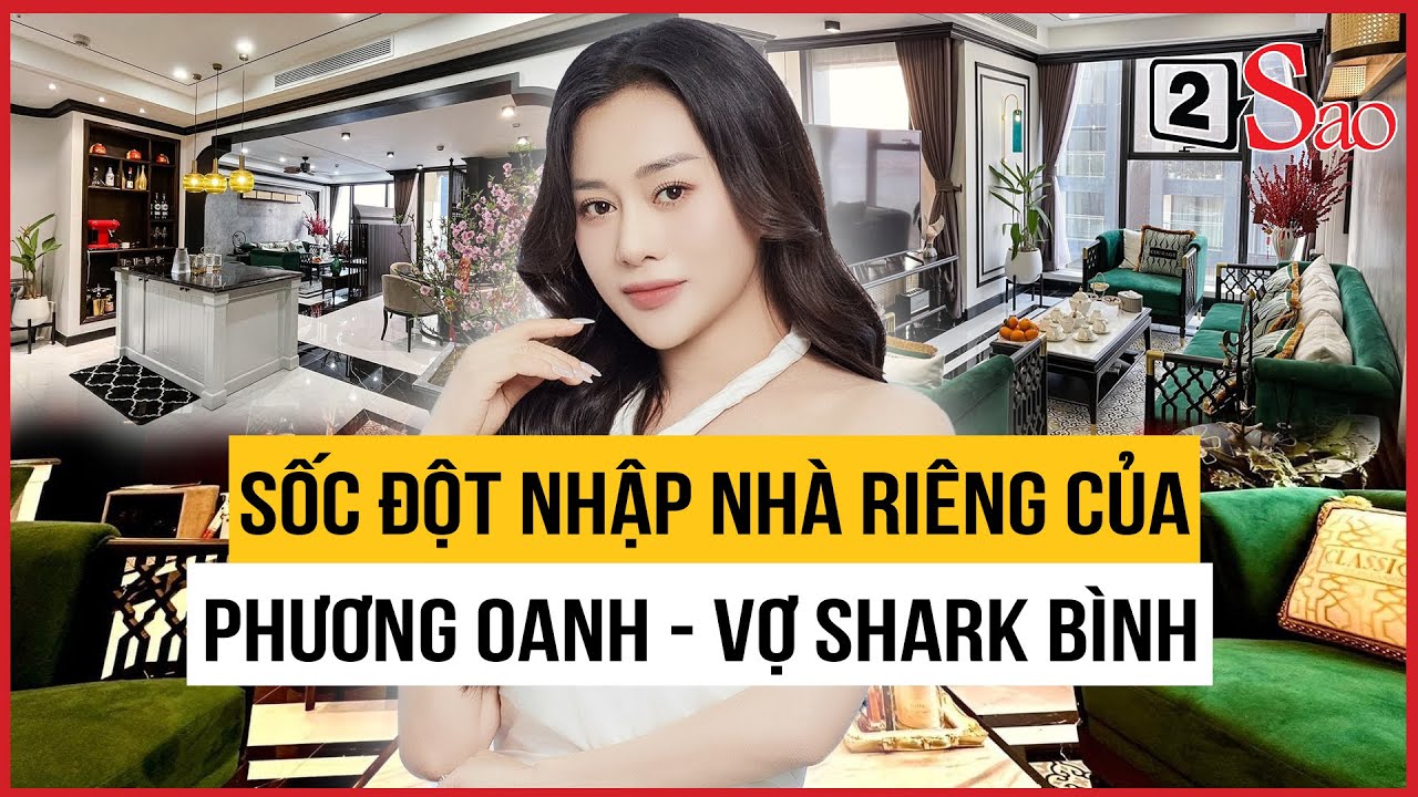 Sốc đột nhập nhà riêng của Phương Oanh - vợ Shark Bình | TIN GIẢI TRÍ