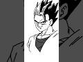 Drawing Usunoro Gohan in 6 seconds #animeart #dragonball #gohan