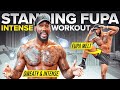 Standing intense fupa beginner workout sweaty walking routine 