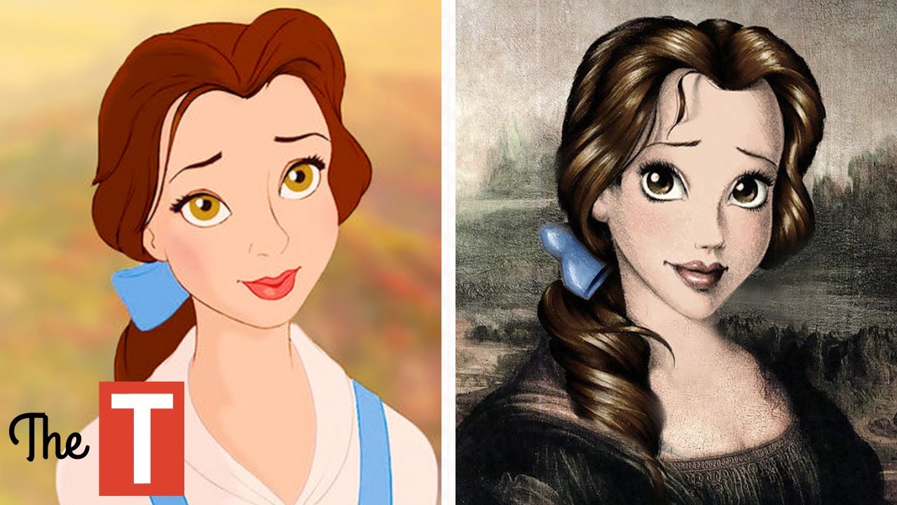 10 Disney Princesses Reimagined In Classical Art Youtube