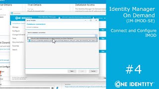 On Demand Services | #2 IMOD-SE | (4) Connect and Configure IMOD