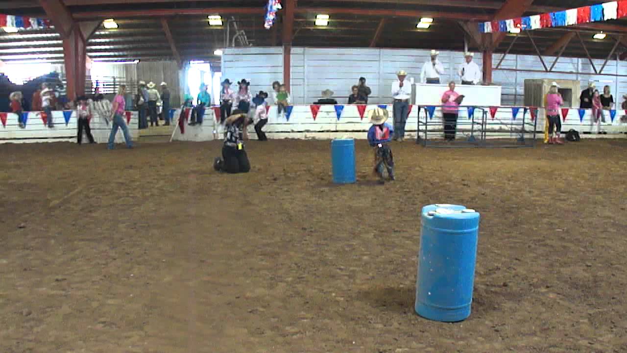 Stick Horse Rodeo 2011 Barrel Race YouTube