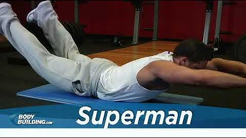 Superman  Exercise Videos & Guides  Bodybuilding com