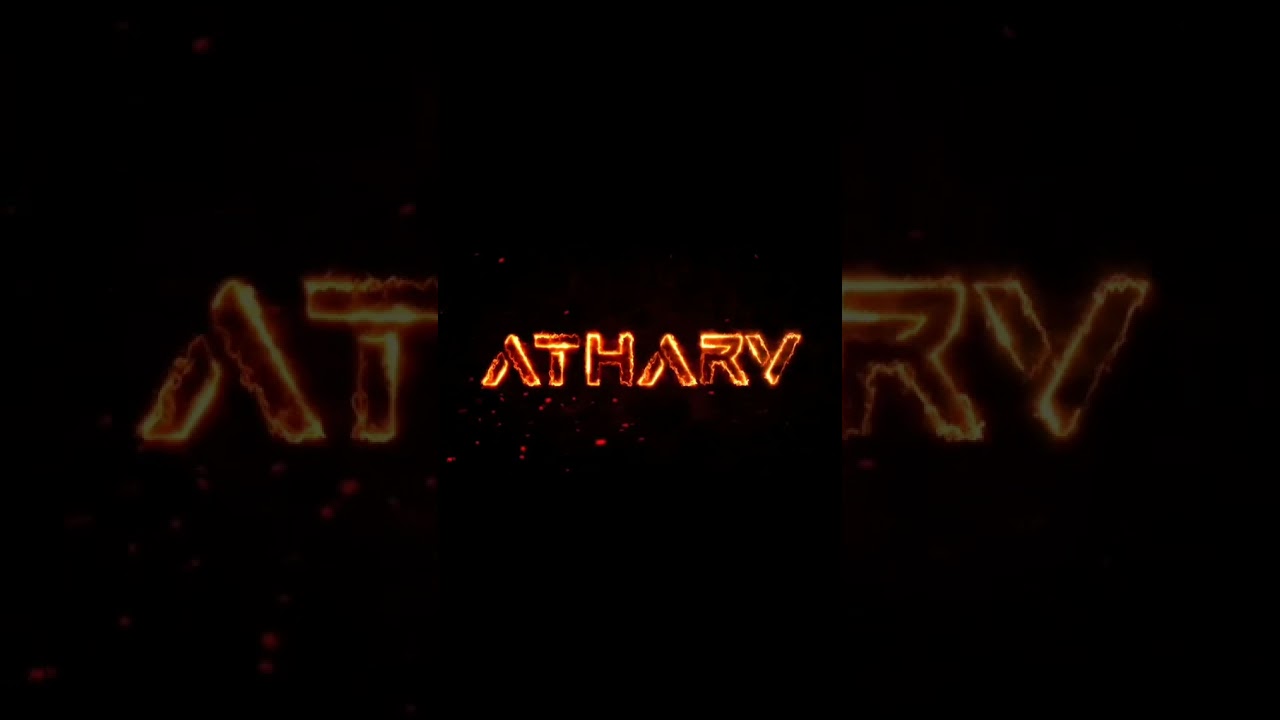 name art video |attitude | fire particals | Atharv Bhillare | video
