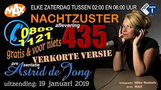 NACHTZUSTER afl. 435 (19 januari 2019) VERKORTE VERSIE