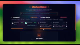 Roast Startup - dev.to Challenge 2026 with Algolia