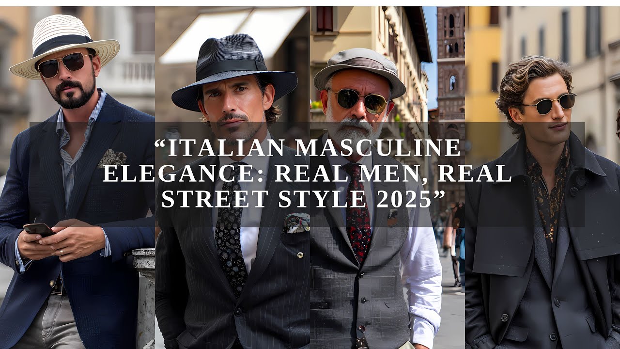 Итальянская мужская элегантность: настоящие мужчины, настоящий уличный стиль 2025 года