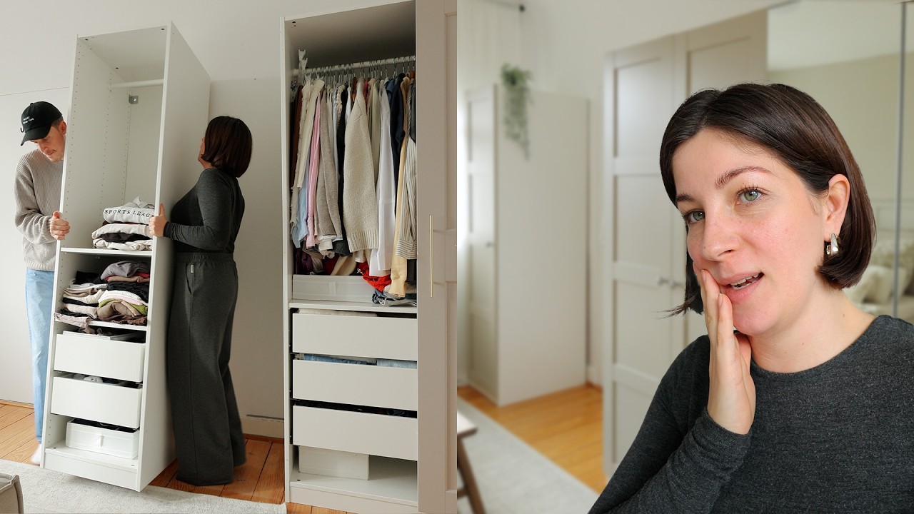 Warum habe ich das nicht viel früher gemacht? | Kleiderschrank Makeover für mehr Ordnung & Stauraum