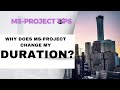 Why does MS Project Change My Duration?|ኤም ኤስ ፕሮጀክት ስንሰራ መጀመርያ ያስገበናው ቀን ለምን ይቀየራል?