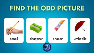 Odd one out for kids | Find the different pictures | Kids IQ test screenshot 3