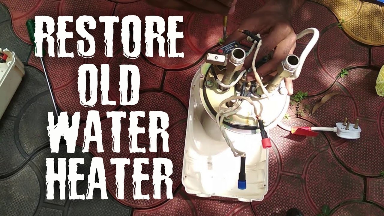 Water Heater Thermostat Replacement | Restore old vguard water heater -  YouTube