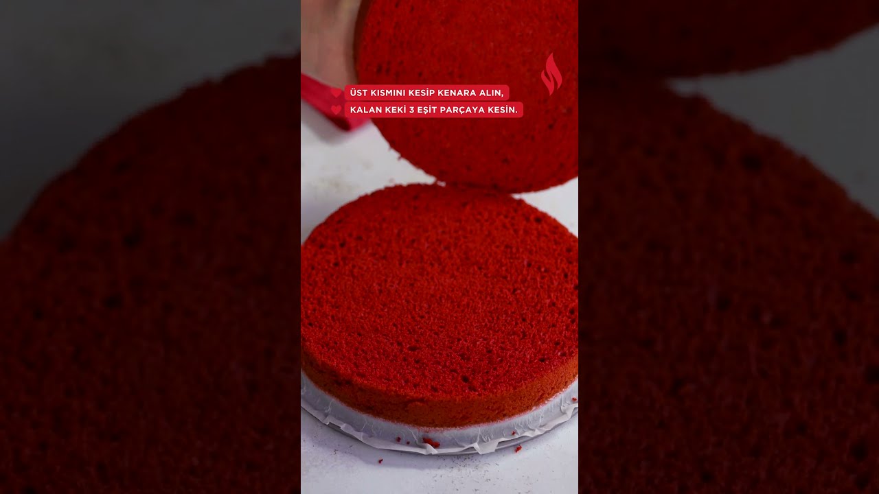 Red Velvet Kek Tarifi ????❤️ Nefis Yemek Tarifleri #shorts #nefisyemektarifleri
