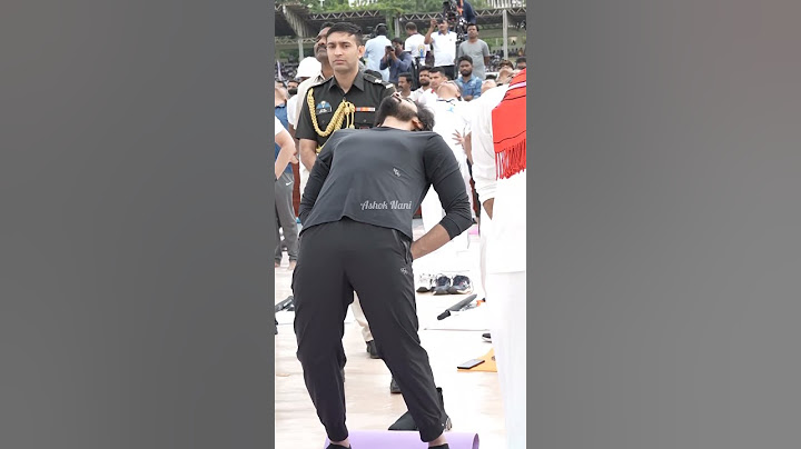 #meenakshichaudhary #tejasajja Spotted at #internationaldayofyoga2025 in hyd...