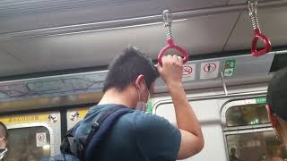 [前港島線列車]港鐵荃灣線M-train A205/A208 (C208)旺角至深水埗站