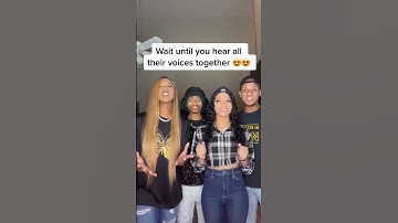 Thumbnail of We cannot stop listening to their blend 😍 #shorts | Sia - Unstoppable cover!