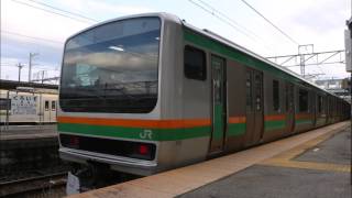 【週報　首都圏JR通勤電車】　第3号　E231系電車走行音　添乗音　3552M　快速ラビット　モハE231－1056　黒磯ー西那須野