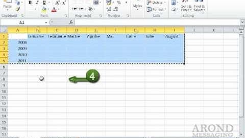 Using Excel 2010 - Transpose Rows and Columns