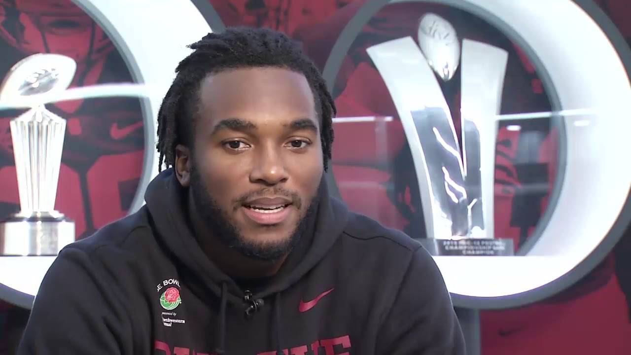 EXCLUSIVE: Stanford running back Bryce Love talks to ABC7's Mike Shumann