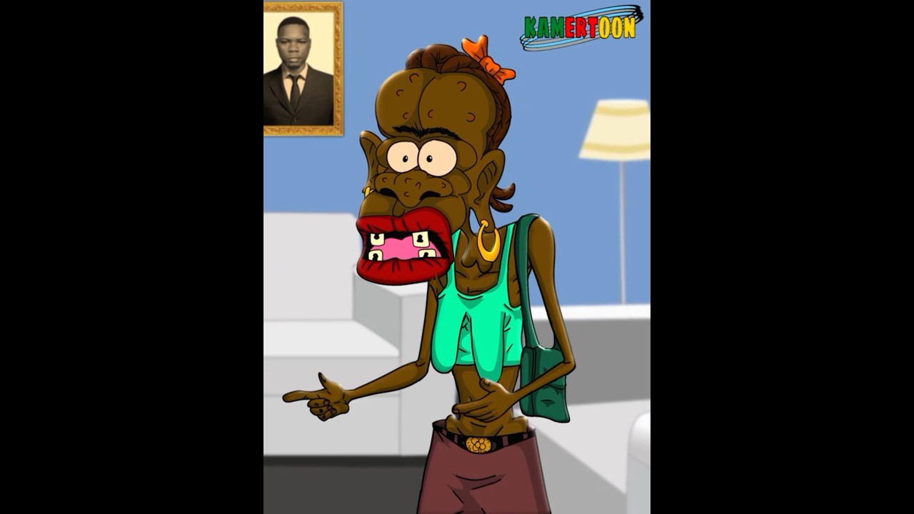 Quand ton mari t’avoue (sans le vouloir) que tu es vilaine 😂😂😭💔 #animation #comedy #afrique #blague