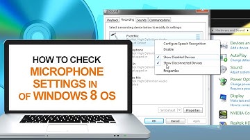 How to Check Microphone Settings in Windows 8 Operating System | Computer & Networking Basics