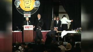 COACH MIKE DITKA ROAST - FALLS OFF STAGE - CHICAGO BEARS TOM DREESEN