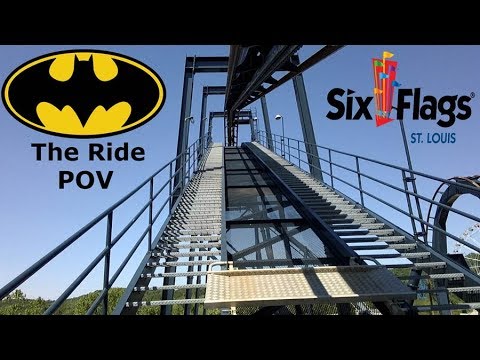 Batman The Ride POV Six Flags St. Louis - YouTube