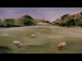 Painting a british landscape in oil paints