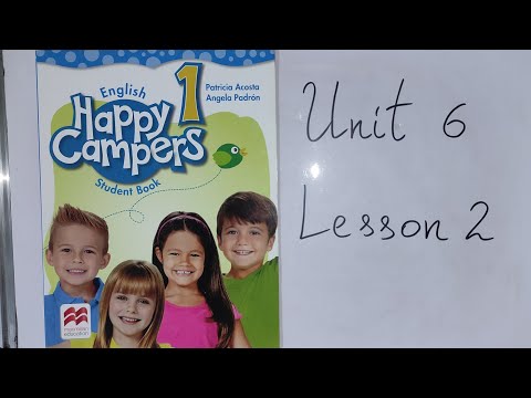 1-ci sinif ingilis dili (Happy Campers 1)Unit 6 Lesson 2 ən son izah 2023