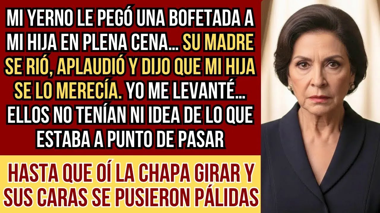 HISTORIAS REALES. Mi yerno le levantó la mano a mi hija frente a todos en la cena, hasta que yo...