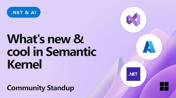 .NET AI Community Standup - Semantic Kernel: What