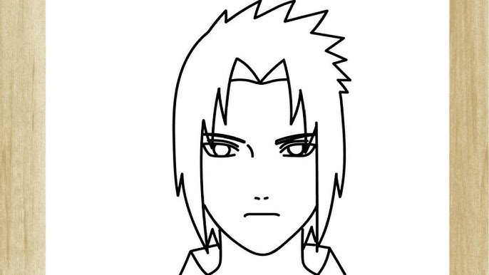 HOW TO DRAW SASUKE UCHIHA FROM NARUTO /// COMO DESENHAR O SASUKE UCHIHA DE  NARUTO 