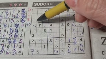 (#6057) Friday Four Stars Sudoku puzzle. Bonus Extra edition. 03-03-2023 Extra part 2 of 4