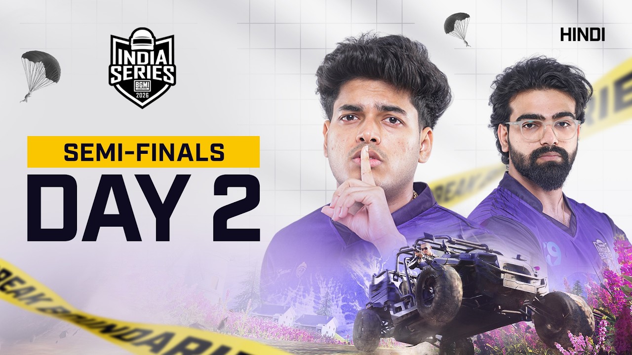 [Hindi] BGIS 2026 | SEMI FINALS | Day 2 #BGMILIVE #BGIS
