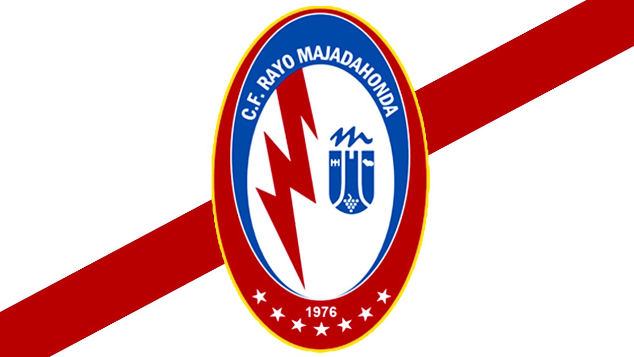 Bandera y Escudo del Club de Fútbol Rayo Majadahonda Majadahonda (Madrid) YouTube Bandera y Escudo del Club de Fútbol Rayo Majadahonda Majadahonda (Madrid) YouTube