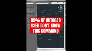 99% of AutoCAD Users DON’T Know This Command 😱 #architecture #autocad #cadtipstricks
